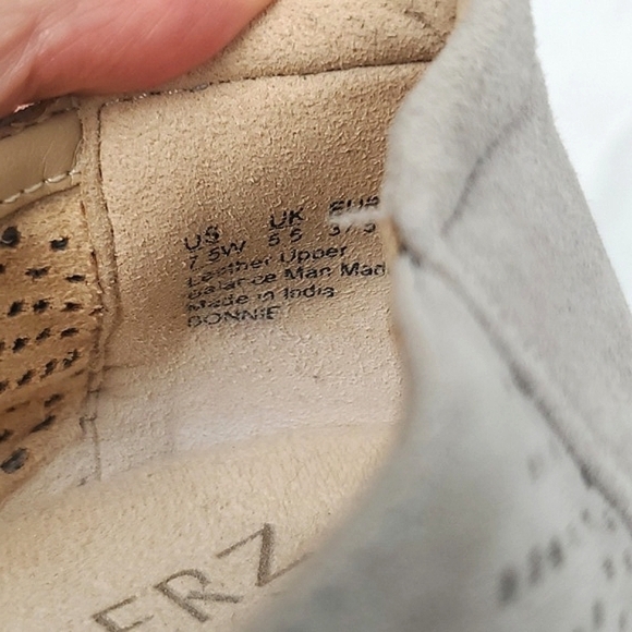 Naturalizer Donnie Gray Perforated Leather Slip On Loafer - Picture 9 of 9